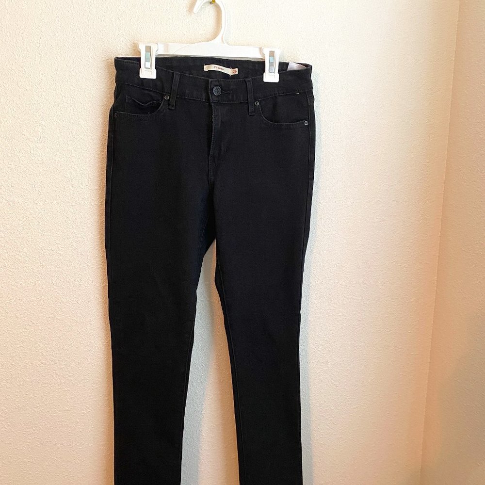Levi's 711 Skinny Jeans | Size 26 | Black